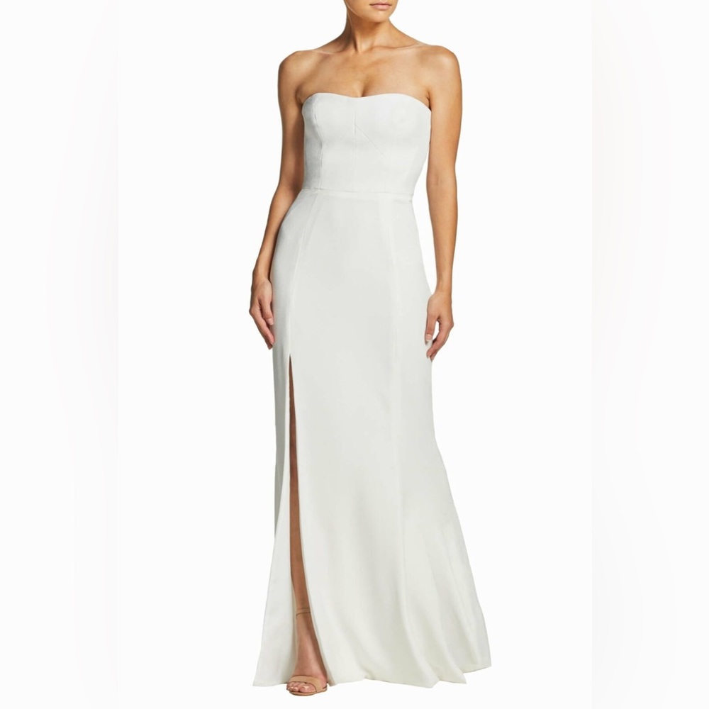 Dress The Population White Ellen Gown Size Large